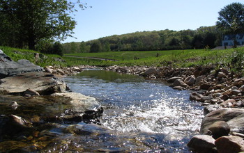 Stream restoration involving reconnection of an urban waterway near Baltimore with its floodplain.